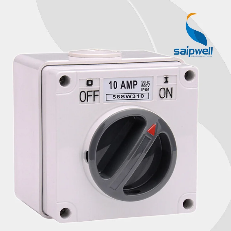 Saip/Saipwell IP67 Европейский/Австралийский 500V 10A 3P промышленный Электрический
