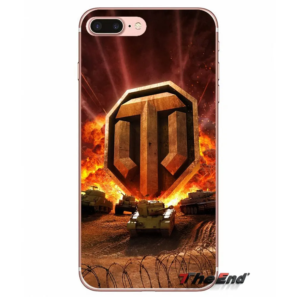 Для Samsung Galaxy J1 J2 J3 J5 J7 A3 A5 A7 2015 2016 2017 J530 J730 Fundas Coque world of tanks game WOT art Logo мягкий