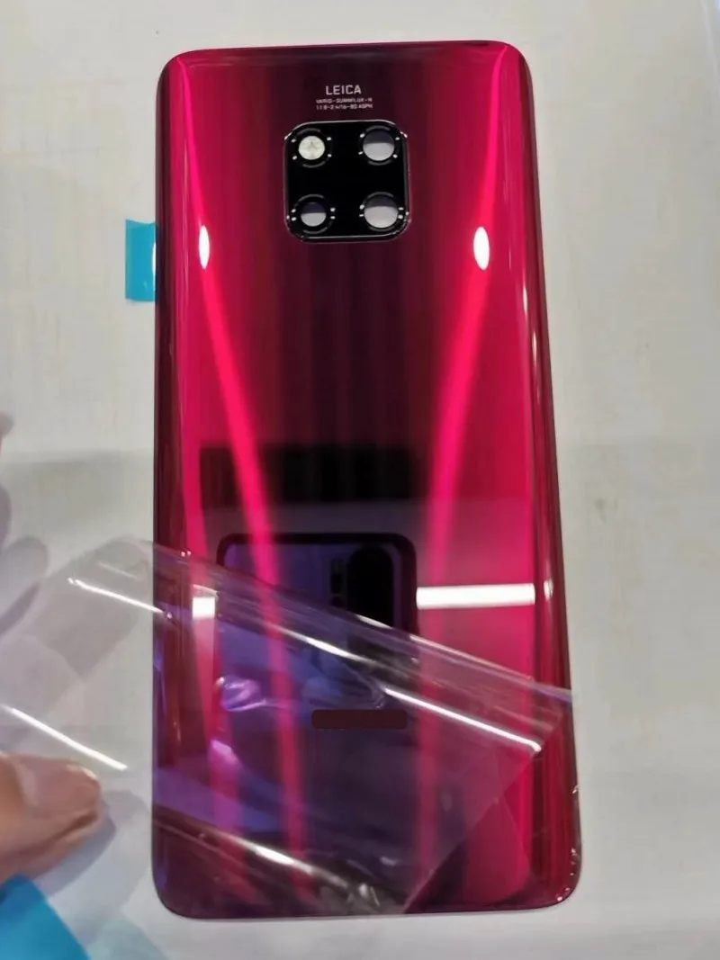 Для huawei mate 20 Pro стеклянная задняя крышка корпус батареи чехол с логотипом Задняя крышка объектива Замена Рамки