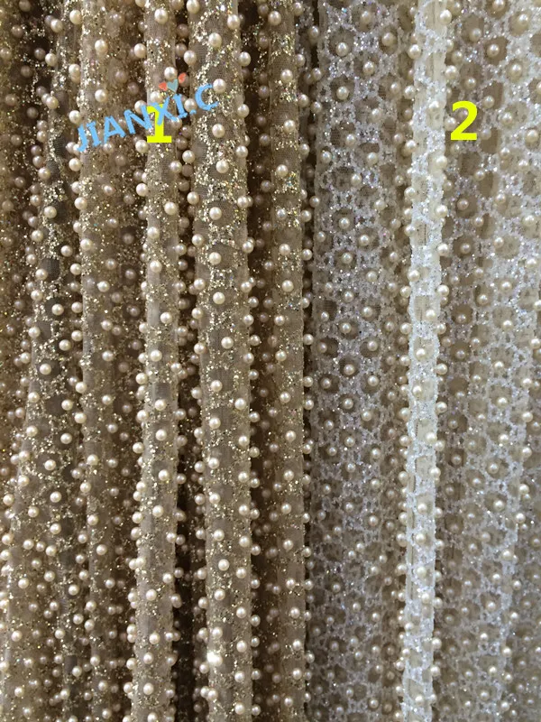 Модный дизайн африканская фатиновая сетчатая ткань с блестками блестящая DiuDiu