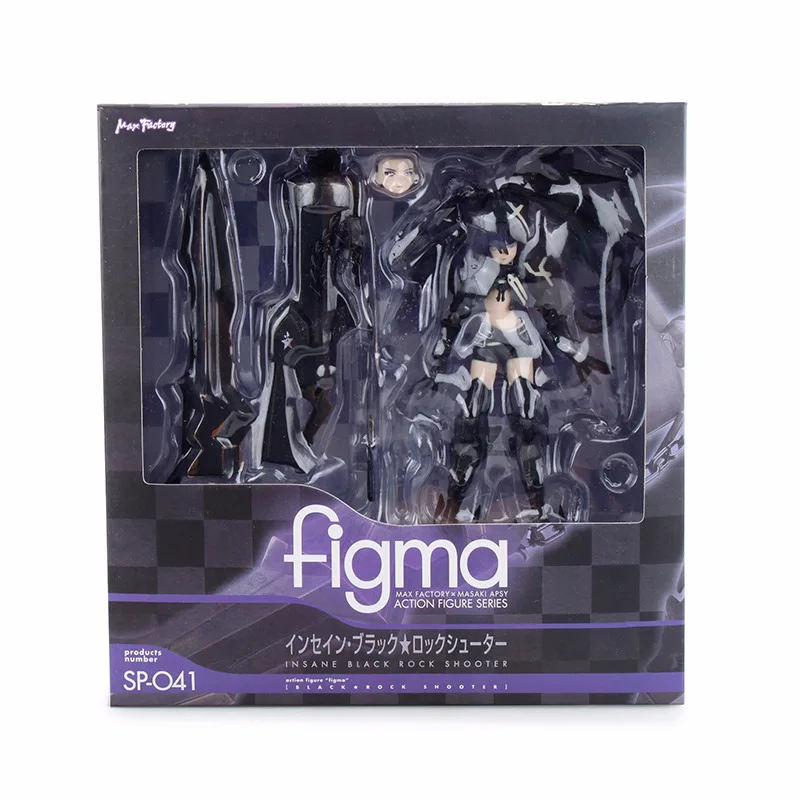 Фигурка японского аниме безумный Черный Рок шутер Figma фигурка из ПВХ