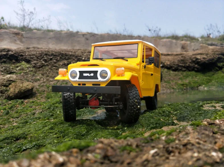 WPL C34 RTR FJ40 четырехколесный Радиоуправляемый автомобиль для скалолазания по бездорожью 2,4G пропорциональный пульт дистанционного управления машинка DIY обновленная модифицированная модель игрушки