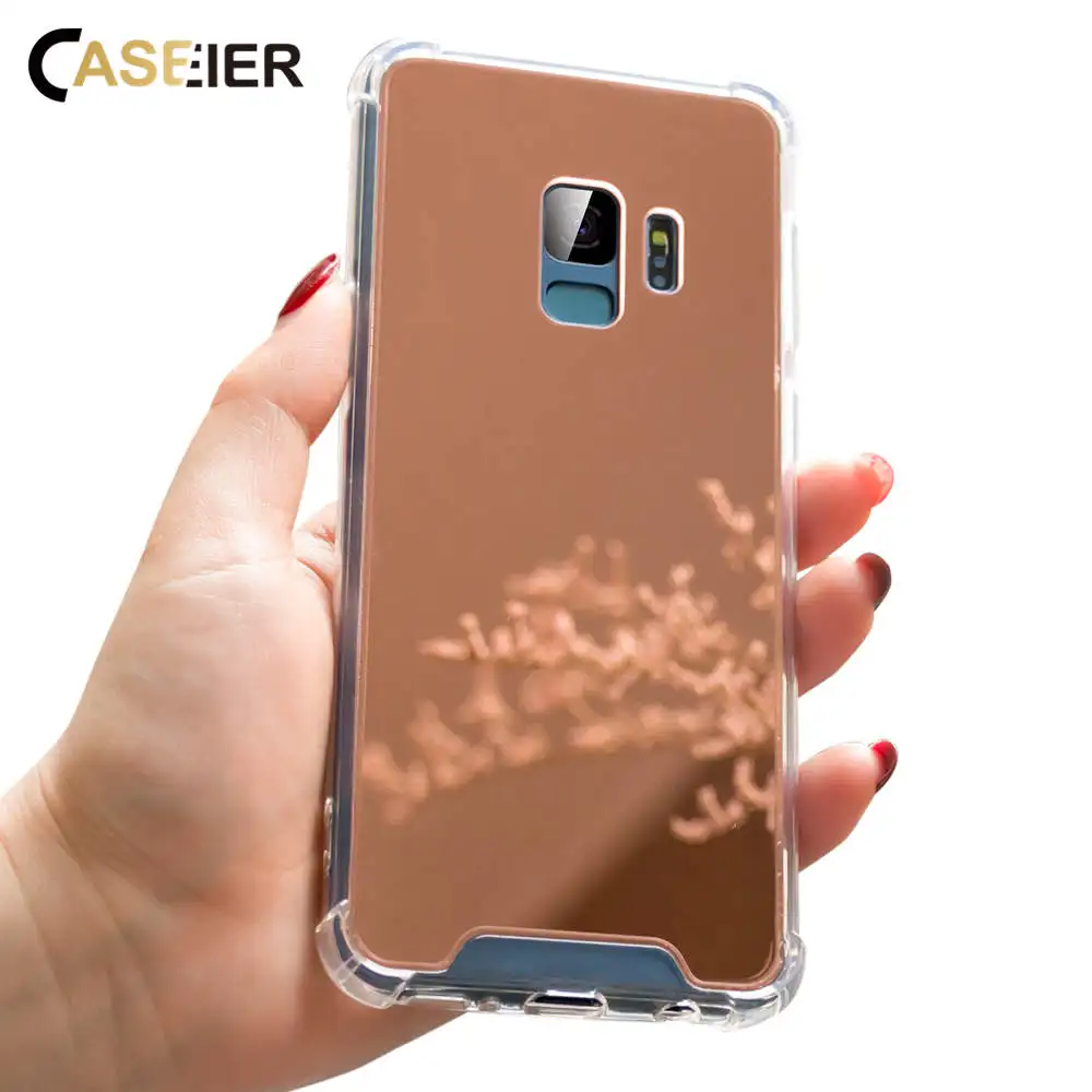 CASEIER зеркальный чехол для телефона Samsung Galaxy S10 E S9 S8 Plus четыре угла противоударный