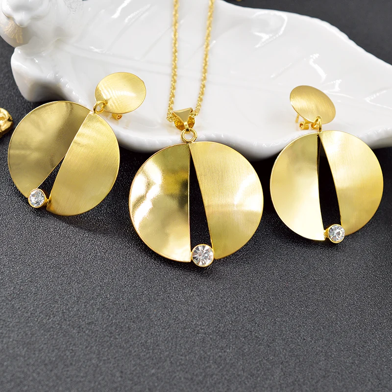 

Diana baby Jewelry Round Jewelry Findings Jewelry Set For Women Necklace Earrings Pendant Hot Selling Jewelry For Party Wedding