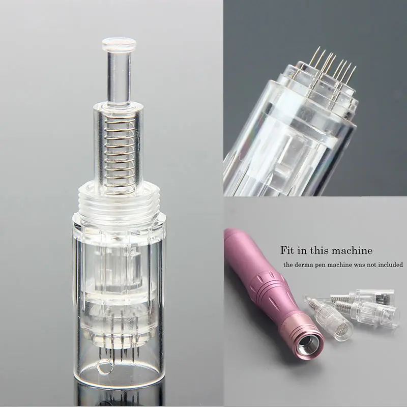 20 шт электрическая Дерма Ручка иглы 9 12 36 42 pin p/пилинг микро крошечные картриджи иглы для авто Дерма Ручка иглы винтовой наконечник