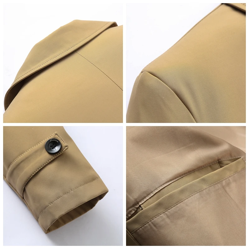 Jacket Coat Men Waterproof Mens Classic Overcoat Slim Fit Casual Business Trench Masculino Mid-long Outerwear | Мужская одежда