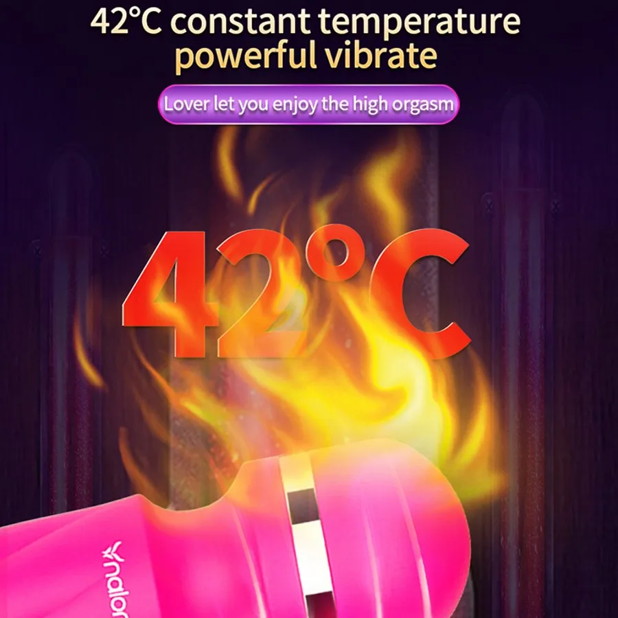 Nalone Интеллектуальный нагревательный USB Перезаряжаемый силиконовый вибратор для