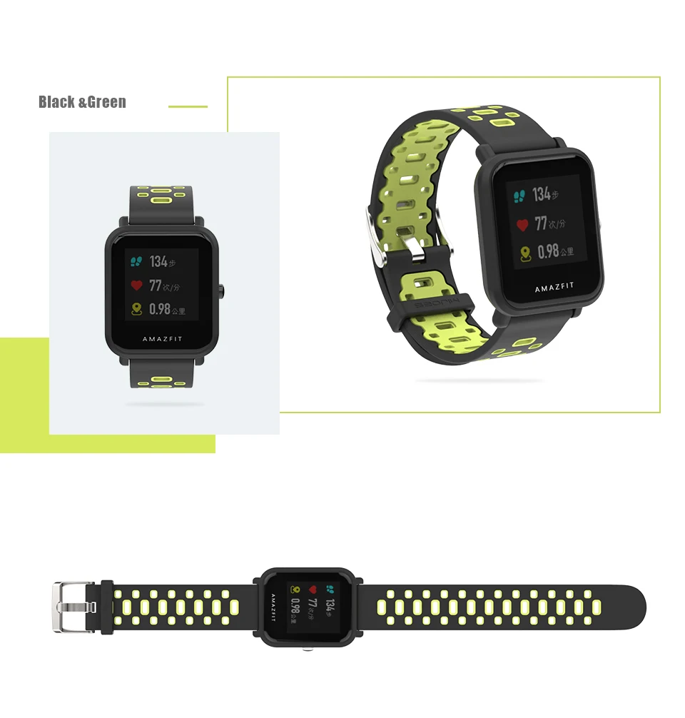 Mijobs 20 мм Amazfit GTS спортивный ремешок силиконовый ремешок для Xiaomi Huami Amazfit Bip BIT PACE Lite аксессуары для смарт-браслета часы