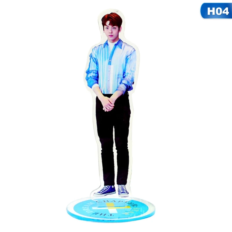 04 1 шт. K-pop Star TXT фигурка на акриловой подставке коллекция подарочных канцелярских принадлежностей для фанатов - Цвет: 04