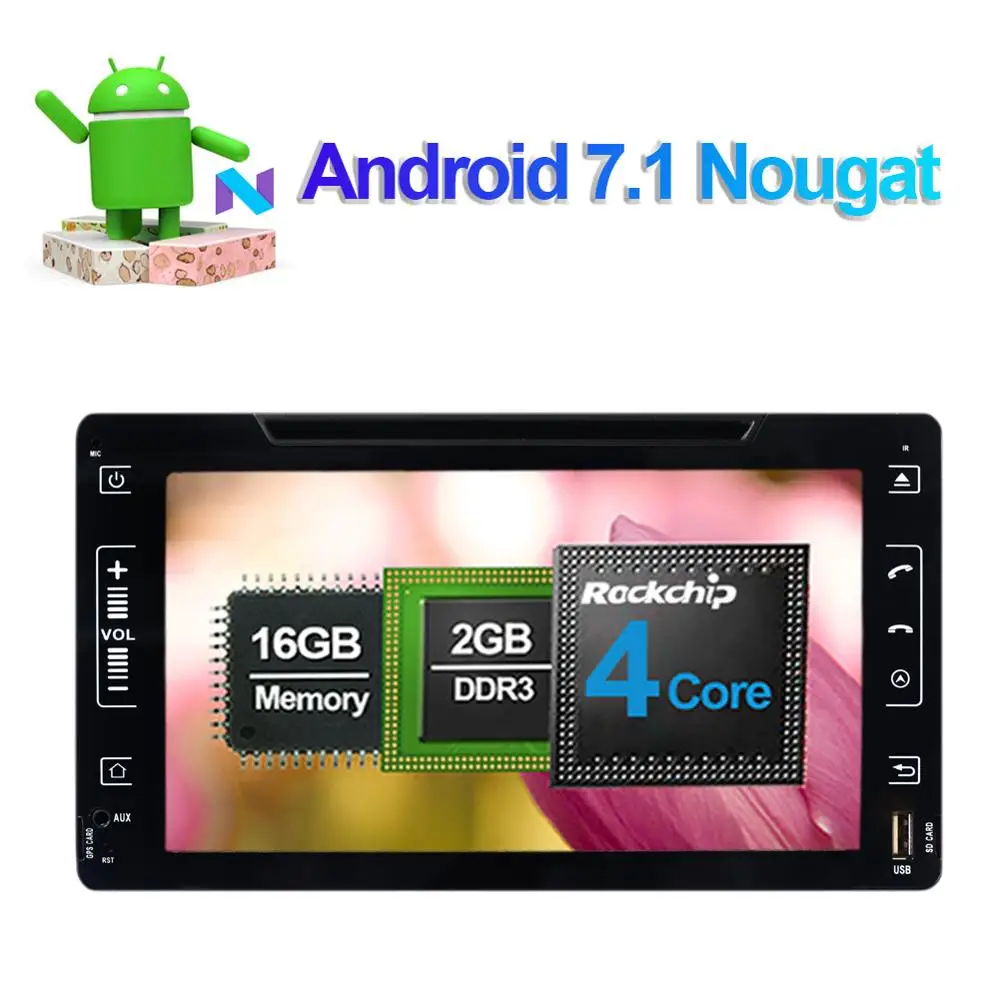 Android 8 0 Восьмиядерный автомобильный Радио стерео для Toyota Fortuner Innova Auris 2015 с CD DVD