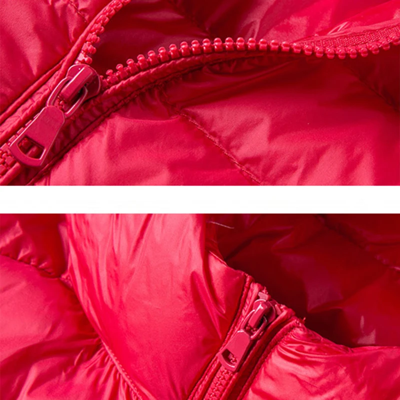 Super Light White Duck Down Jacket Women Autumn Winter Warm Coat Female Hooded | Женская одежда