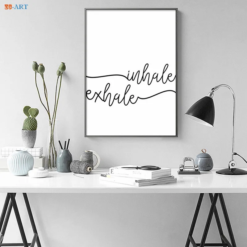 Без рамки современный минималистичный художественный холст с печатью постера