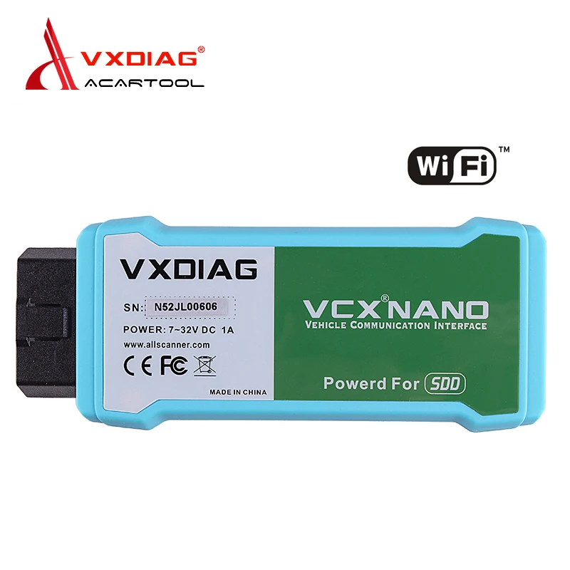 WIFI/USB VXDIAG VCX NANO для Land Rover/Jaguar V141 2 в 1 Автомобильный диагностический инструмент