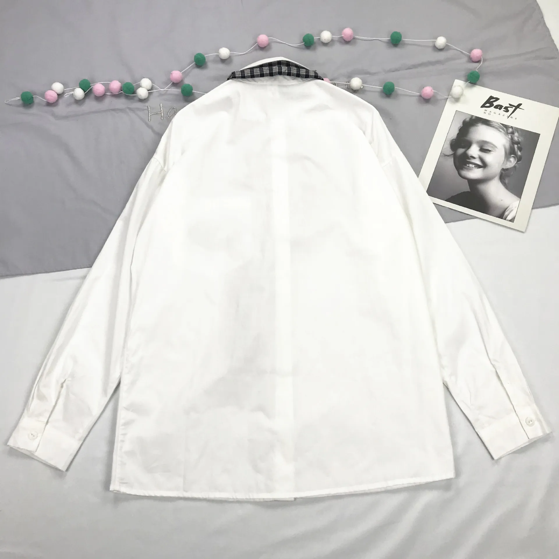 Женская рубашка 2019 модная клетчатая с длинным рукавом для маленьких мальчиков