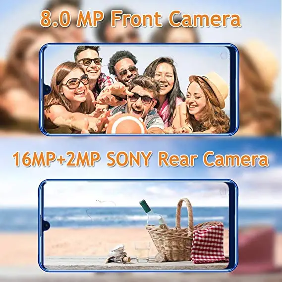 OUKITEL K9 водослива 7 12 &quotFHD + 1080*2244 4GB 64GB Face ID смартфон 16MP 2MP/8MP мобильный телефон 6000mAh 5