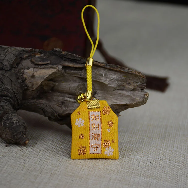 1 шт. Маленькая подвеска Omamori для Marrigae Wealth учебный ключ японская сумка благ пустая