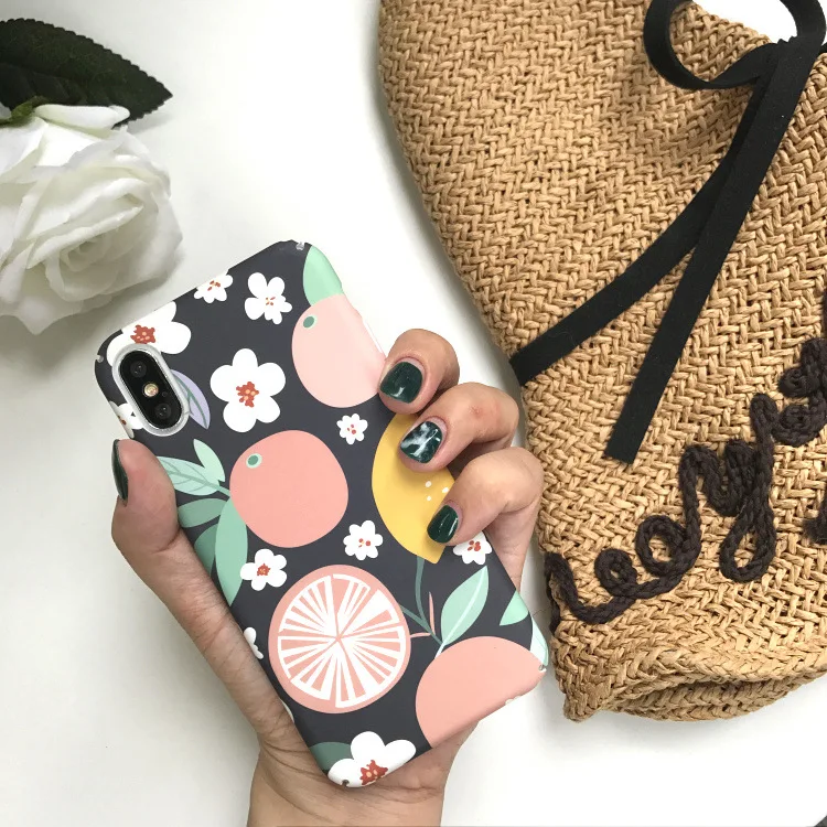 Роскошный чехол для телефона в Корейском стиле с белыми цветами iPhone 7 Puls 6 6S 8 X XS Max