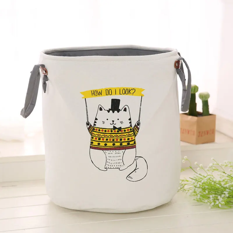 DOGGYZSTYLE корзина для белья 45*35 см большая игрушек стирки грязная одежда корзины