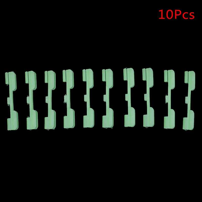 

10Pcs Luminous Effect Fishing Tackle Accessory Lure Light Stick Clip Card Holder Night Fishing Rod Tip Light Holder