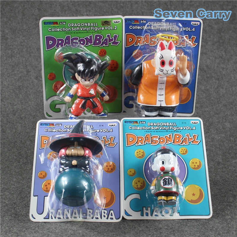 4 шт./компл. с рисунком Аниме Драконий жемчуг Z солнце Гоку Мастер Роши Гохан