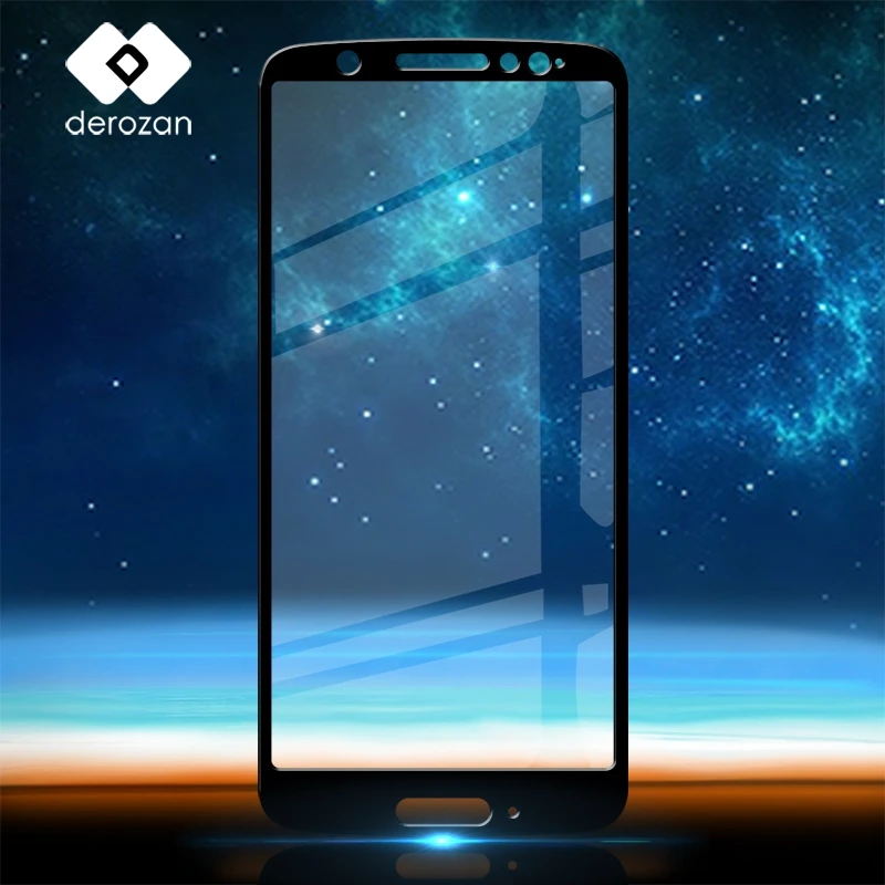 DEROZAN Защитные пленки для Motorola Moto G6 1S закаленное стекло 3D полное покрытие защитная