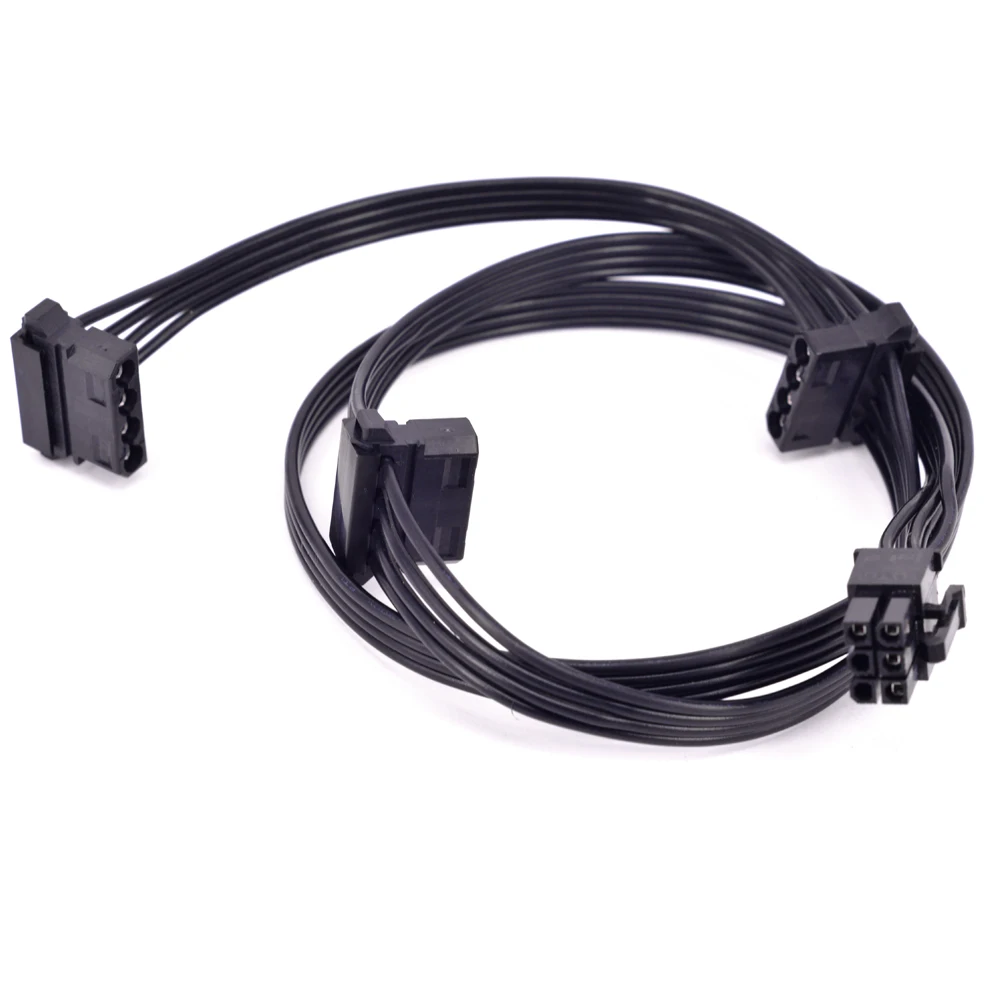 PCIe 6Pin к 3 периферийный 4Pin кабель питания Molex GPU 6 Pin IDE Female для модульного блока CORSAIR