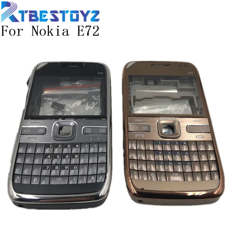 Полный Мобильный телефон Корпус обложка + английский клавиатура для Nokia E72