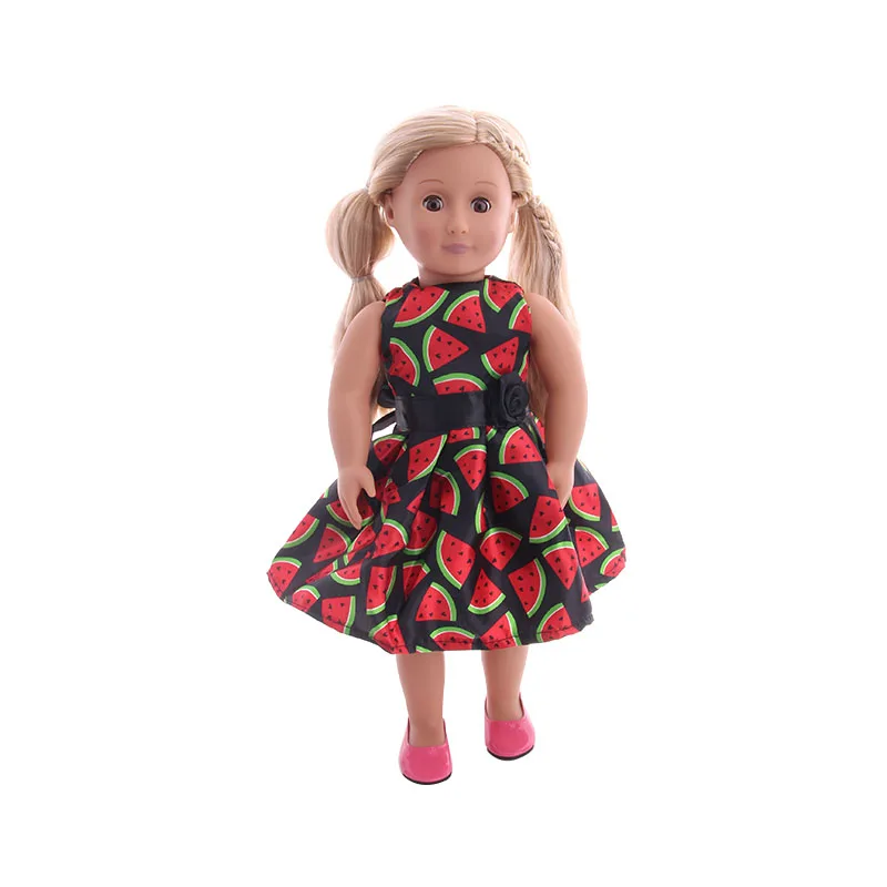 LUCKDOLL Fashion Summer New Dress for 18&quot American Dolls and 43cm Doll Toy Accessories | Игрушки и хобби