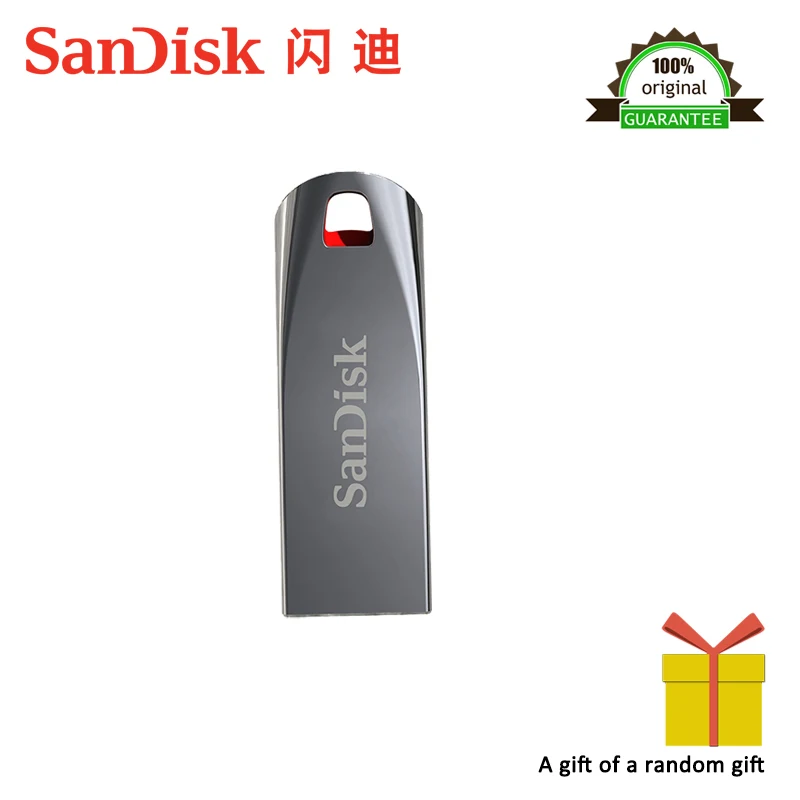 Sandisk USB флеш-накопитель CZ71 16 Гб мини-флешки usb 2 0 pendrives ГБ 100% оригинальная поддержка