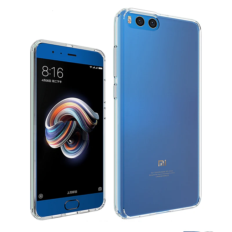 Kainuen Роскошный прозрачный мягкий чехол для телефона из ТПУ xiaomi mi note3 силиконовый