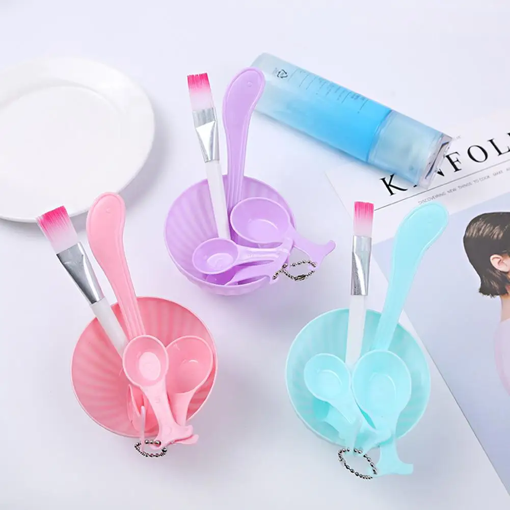 HobbyLane 4 шт пластиковая щетка и чашка для смешивания масок костюмов миска ложка