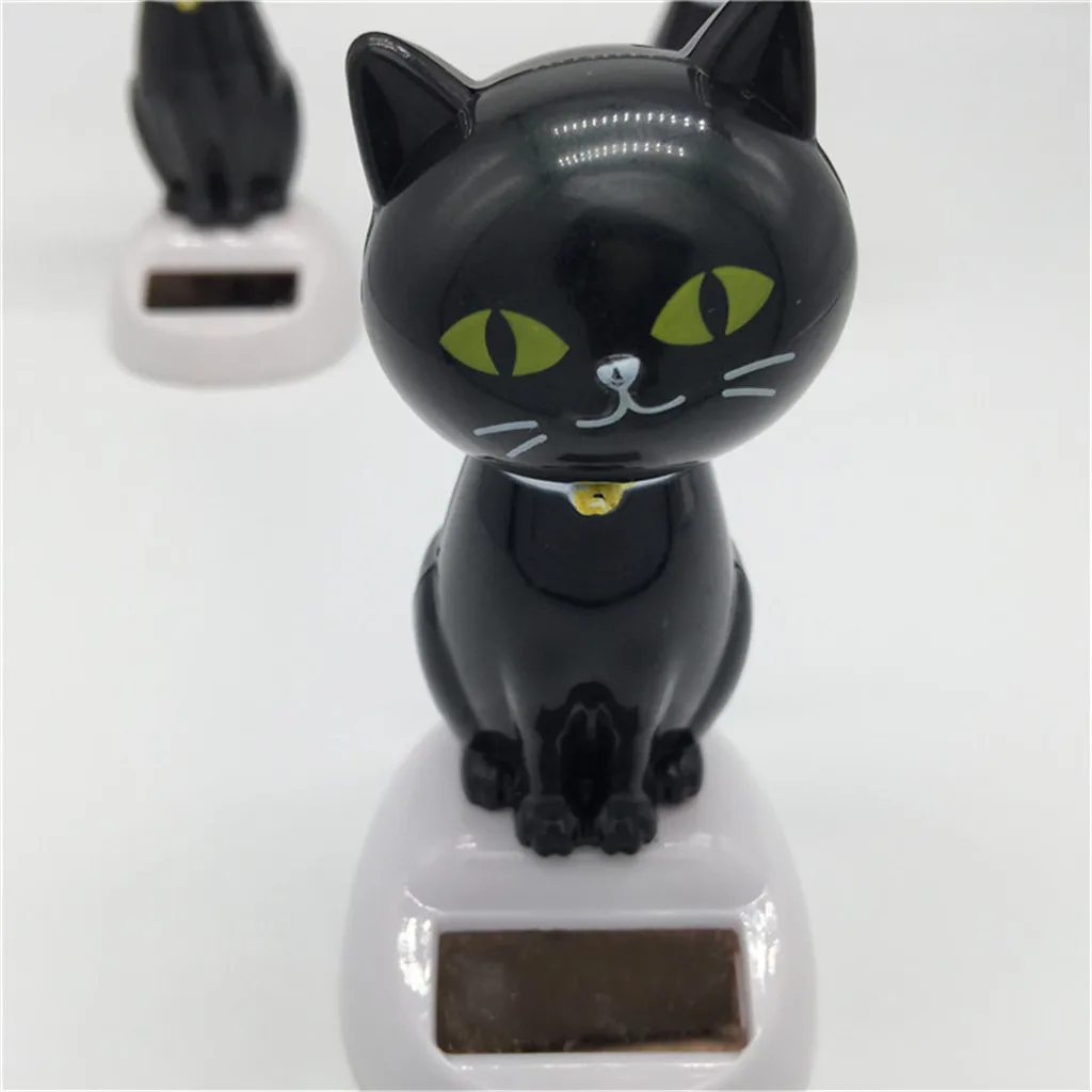 На солнечных батареях, танцующая кошка хула, качающаяся игрушка, подарок для украшения автомобиля, новинка, счастливый танцующий Солнечный Кот, игрушки для детей 2,0