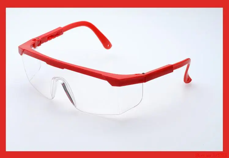 

2PCS PC goggles Safety Glasses Labour Protection Eye Protection Clear Lens Sediment Control Dustproof Sprayproof Glasses