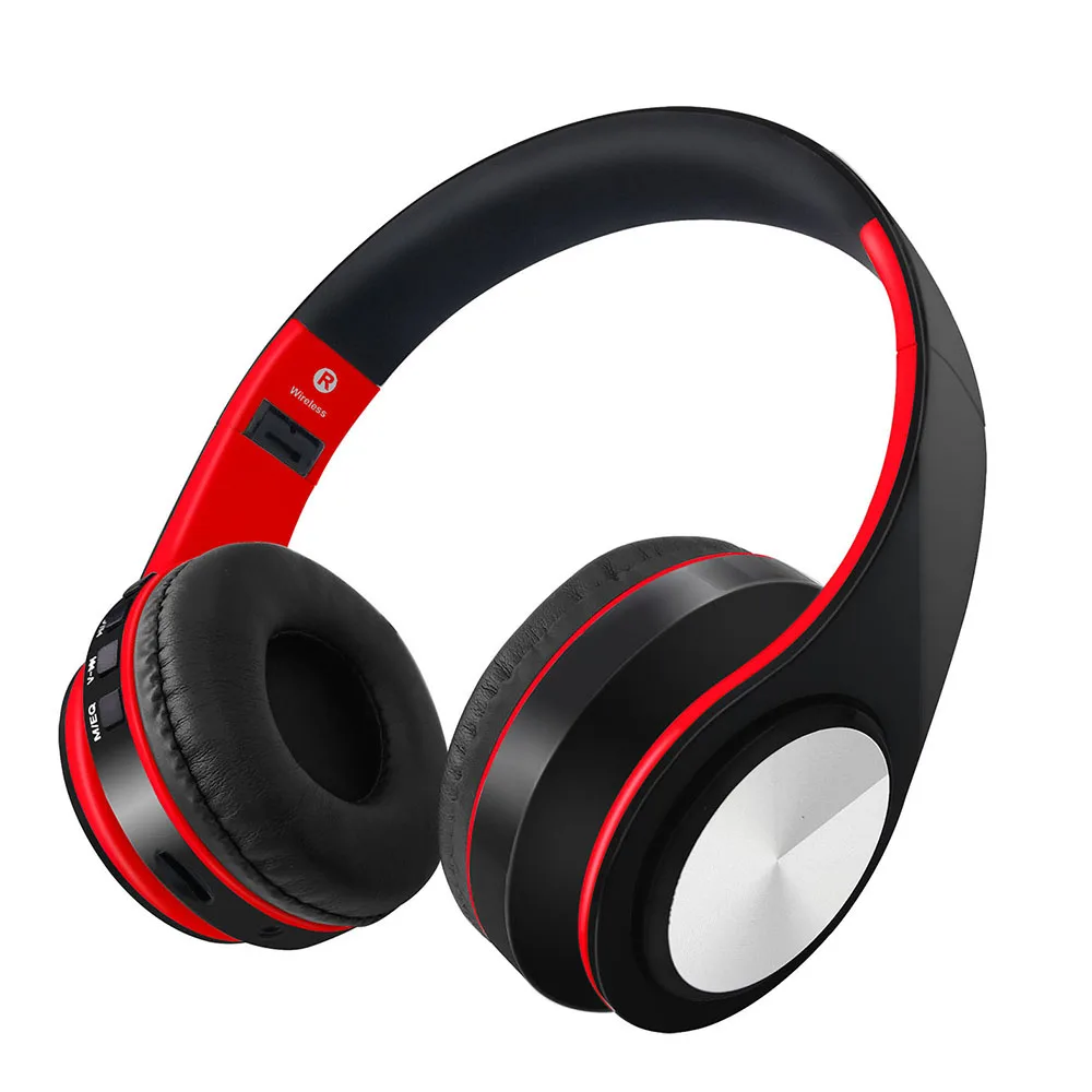 Беспроводные наушники Bluetooth стерео музыкальные гарнитуры TF карта MP3 плеер FM радио