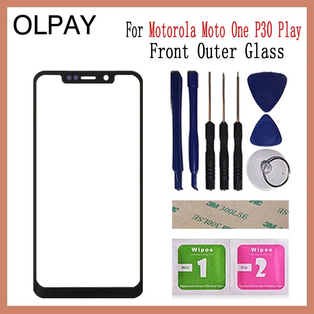 5 9 дюйма для Motorola Moto One P30 Play XT1941 ЖК дисплей внешнее стекло объектив запасные части