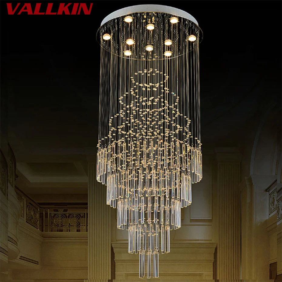 

Modern LED Crystal Chandeliers Light Luxury Indoor Cristal Chandelier Hanging Lamps Crystalline Lighting Fixtures