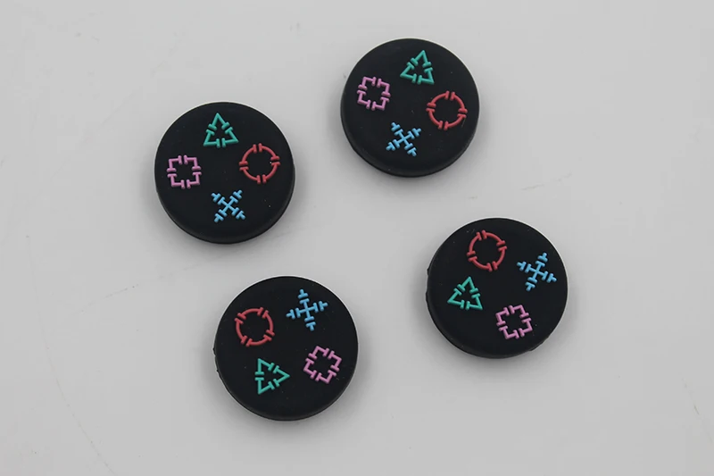 4pcs/set High Qulaity New 3D Caps For PS4 Thumb Grips Xboxone Controller Joystick Silicone Cover Playstation4 Gamepad | Электроника