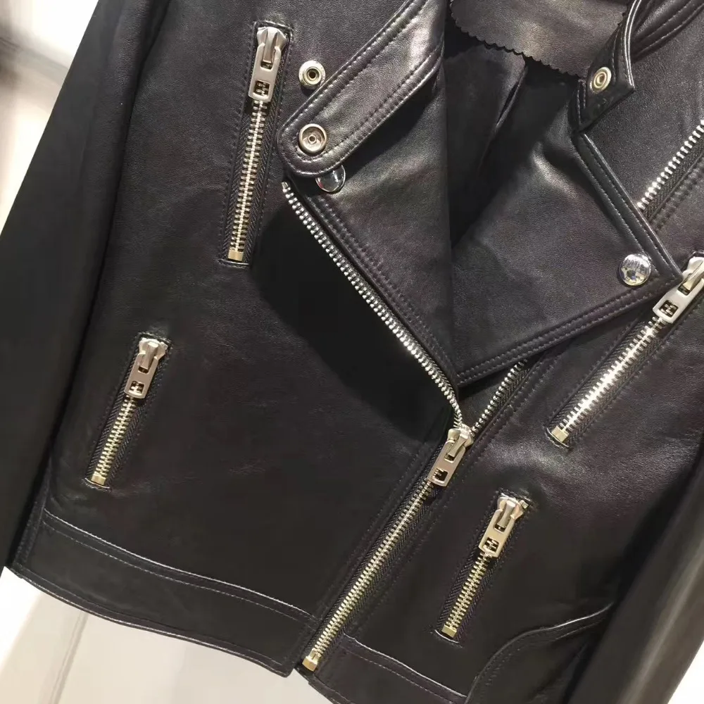 Женская кожаная куртка из натуральной овечьей кожи | одежда