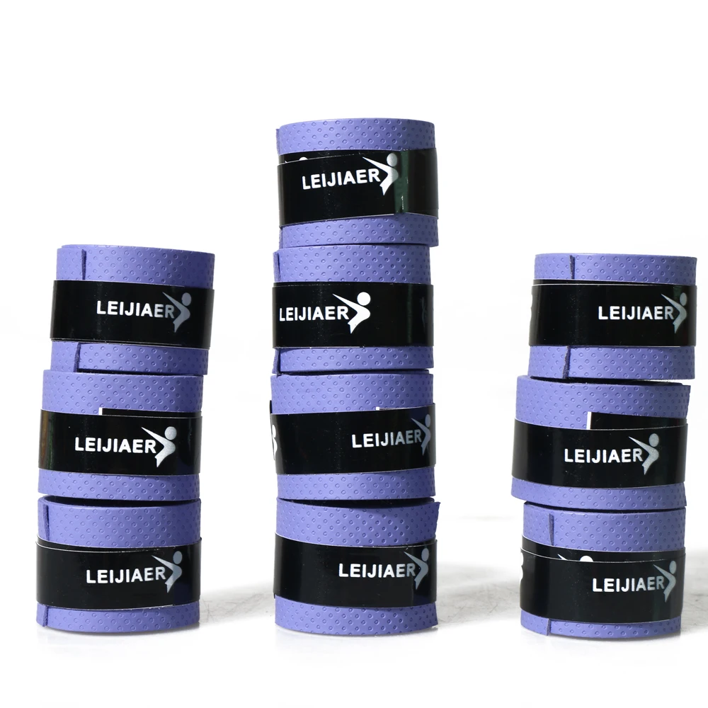 

10pcs/lot Tennis Racket PU Overgrip Anti-skid Sweat Absorbed Soft Wrap Taps Tenis Racquet Damper Dry/ Vibration Tacky Grips