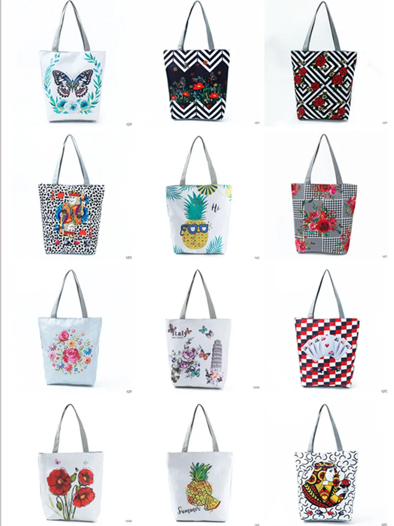 Модные Розовые розы Дизайн холщовые пляжные сумки для женщин цветочные и