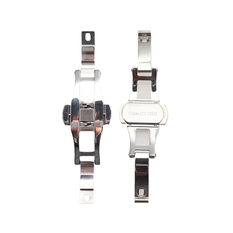 clasp Мужской ремешок для часов DOM w-698, вольфрамовый стальной ремешок из нержавеющей стали, Кнопочная скрытая застежка - Цвет ремешка: clasp