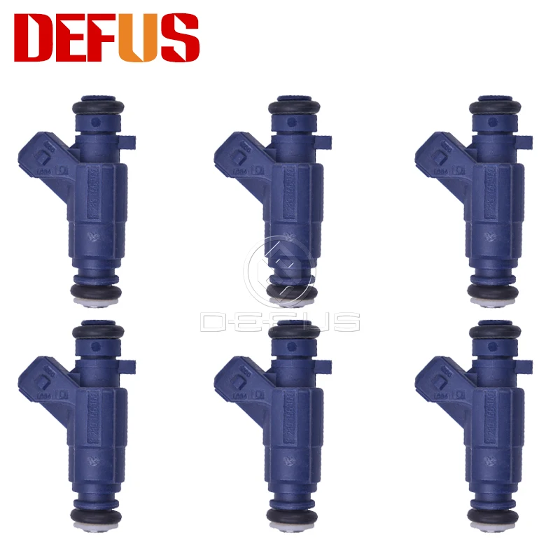 6 шт. 0280156166 Bico топливный инжектор для BYD F3 zhongtai ZT racing SM Roewe 350 geely maple 1.6L замена сопла 0