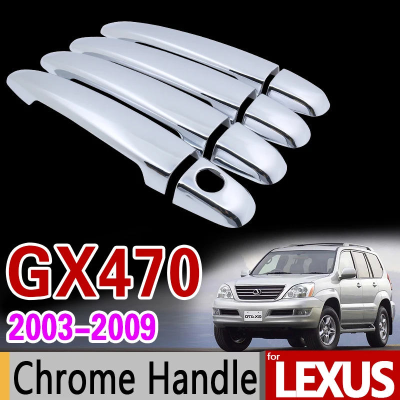 Хромированная накладка на ручку для Lexus GX470 2003-2009 4 двери 2004 2005 2006 2007 2008