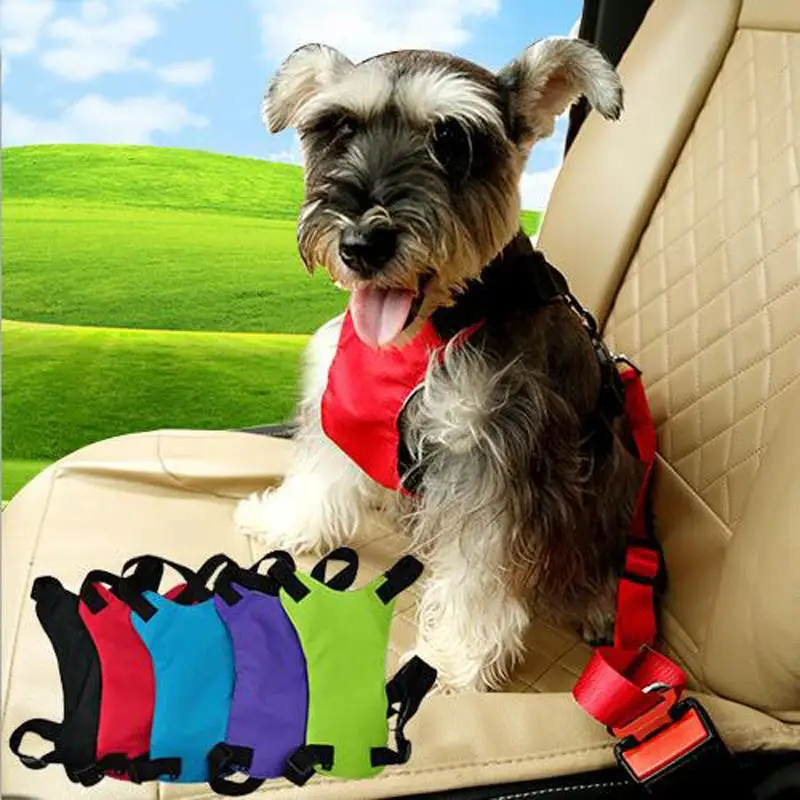 Регулируемый ремень безопасности из нейлона для питомца собаки кошки в машину |