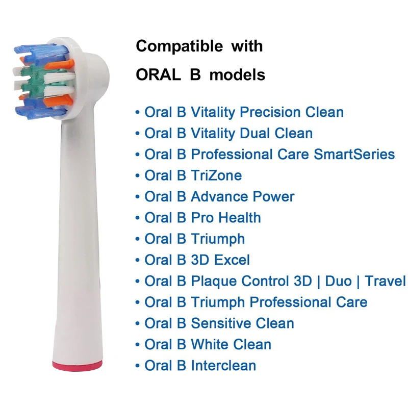 8 шт. насадки для Braun Oral B Hygiene Vitality Sensitive Professional Care|Насадки зубных щеток| |