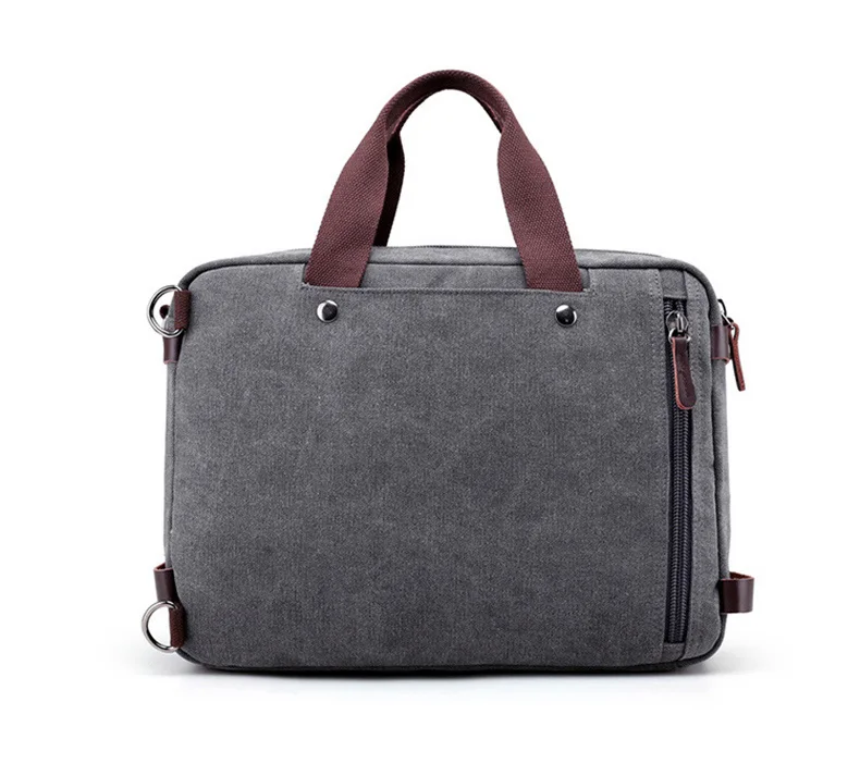 Men Canvas Briefcase Business Laptop Handbag Large Messenger Shoulder Bag Big Casual Male Tote Back Bags Travel Suitcase XA162ZC