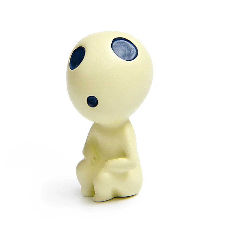 4 шт./лот Миядзаки Принцесса Мононоке Кодама Дух Дерева цифры Studio Ghibli мини смолы