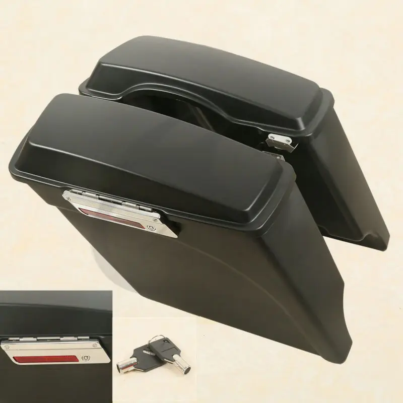 Растягивающиеся удлиненные седельные сумки для мотоцикла Harley Touring Electra Street Glide