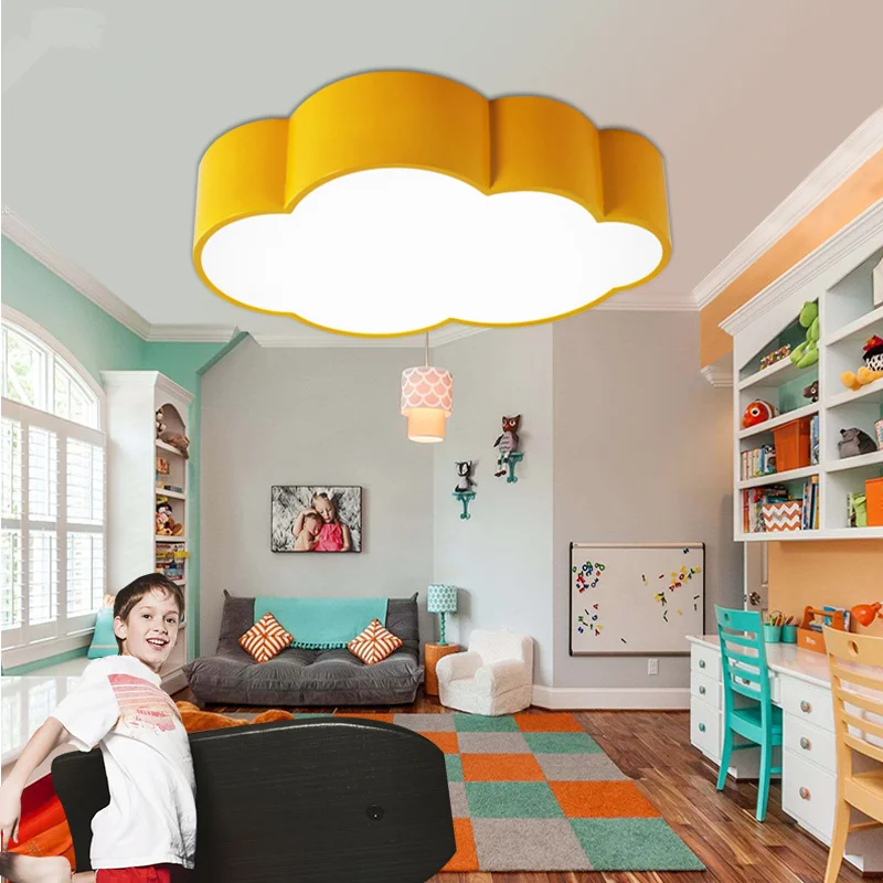 Светодиодный потолочный светильник в виде облака для детской комнаты детский
