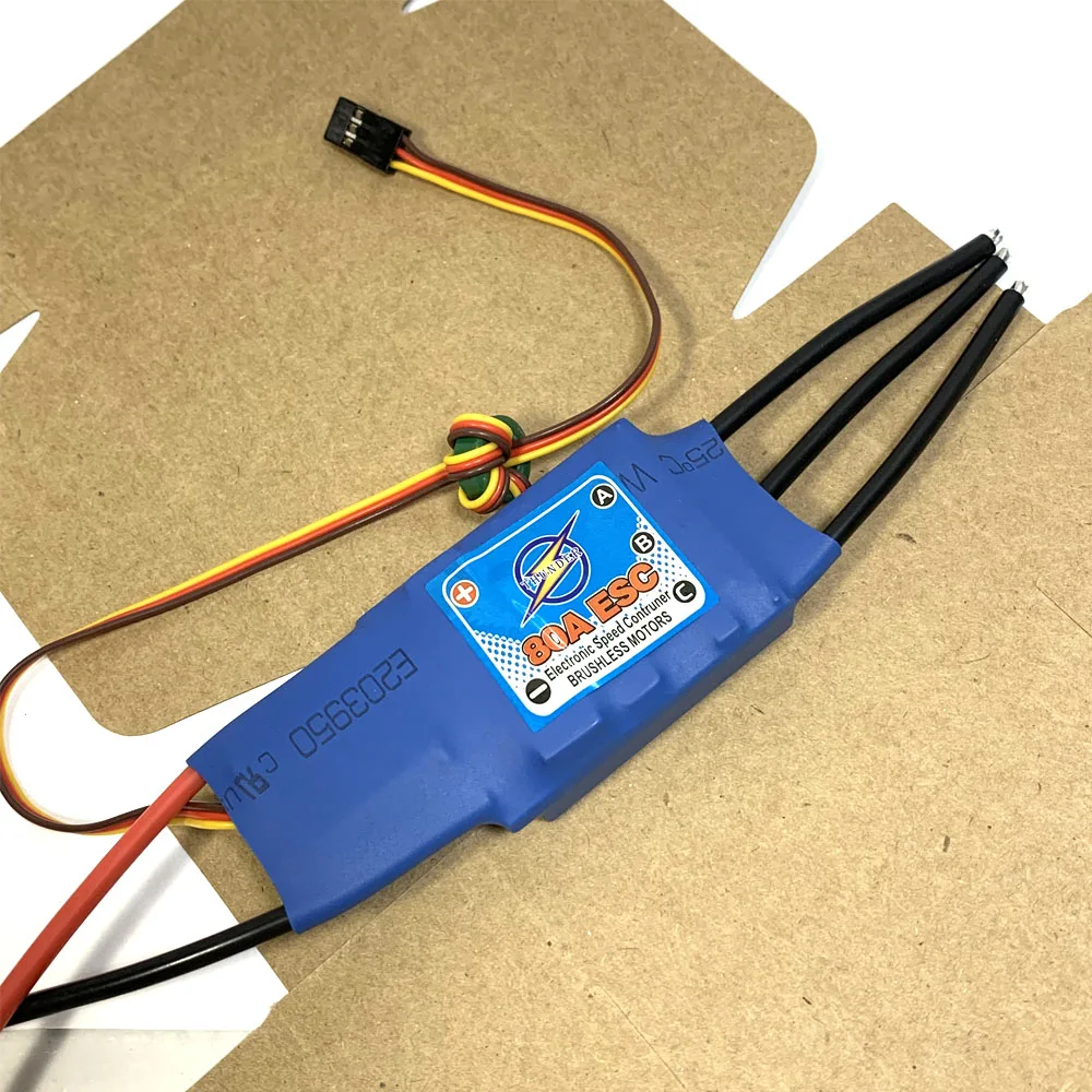 BJT RC самолет 3A / 5V BEC 80A контроллер скорости ESC Бесщеточный внешний роторный